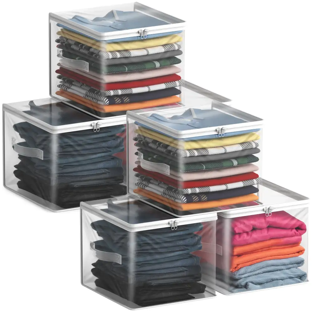 Zippered Carry Handle Storage Cube