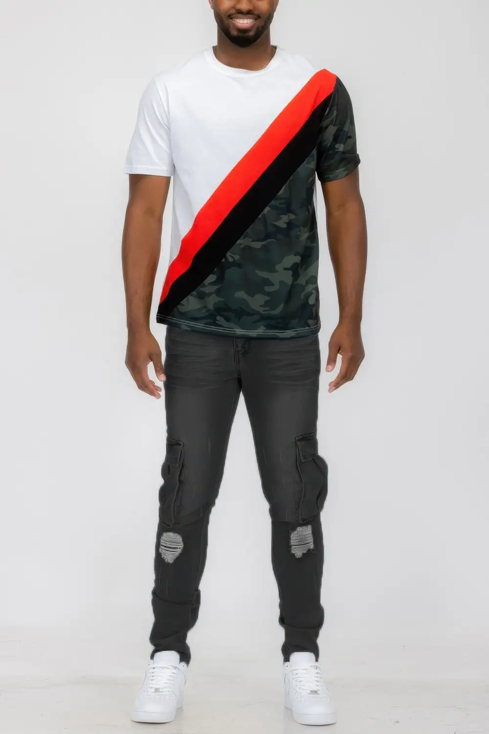 Slim Fit Single Stripe Track Pant Pants