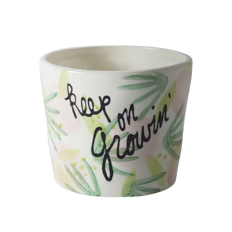 Keep Growing Quote Planter