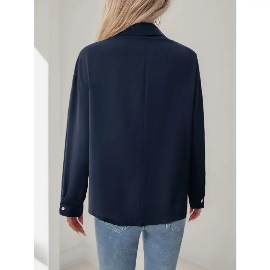 Casual Buttoned Down Long Sleeve Shirt