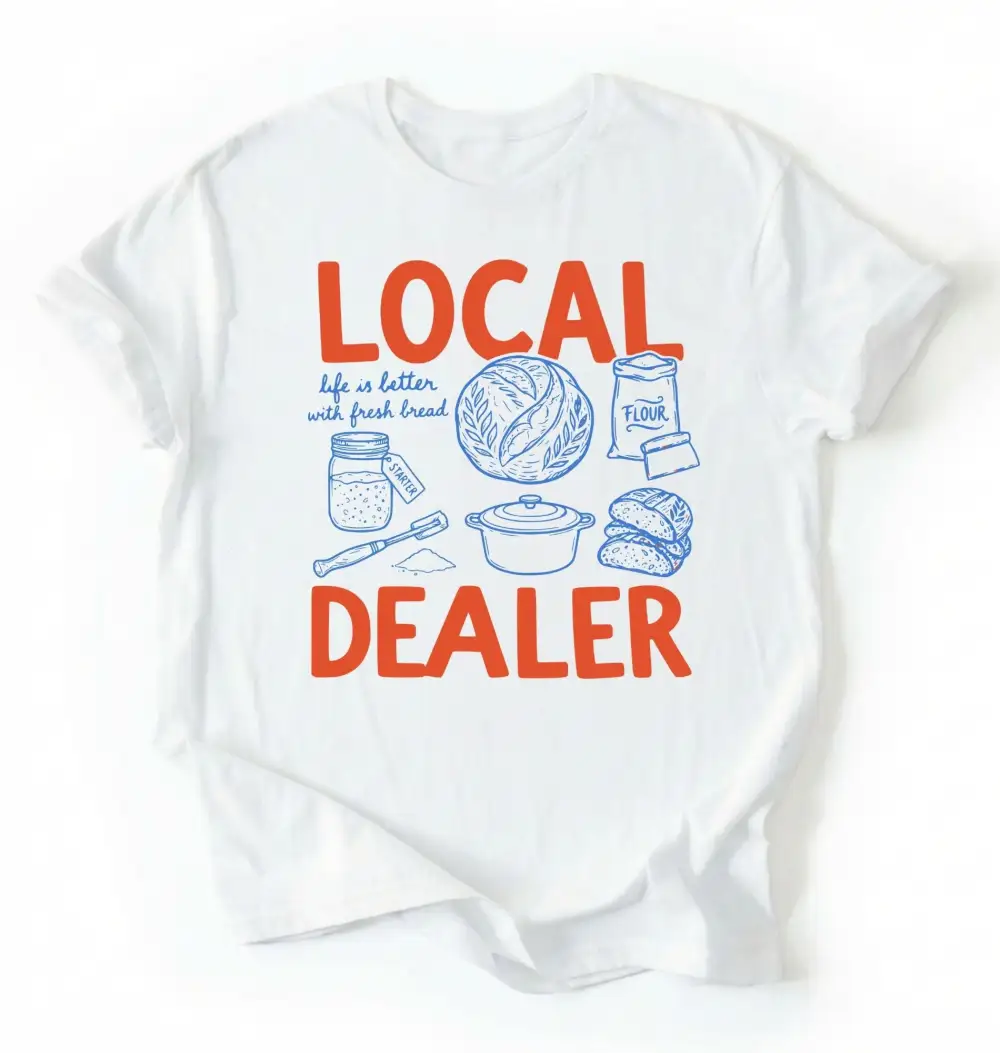 Bread Market Graphic Cotton Tee