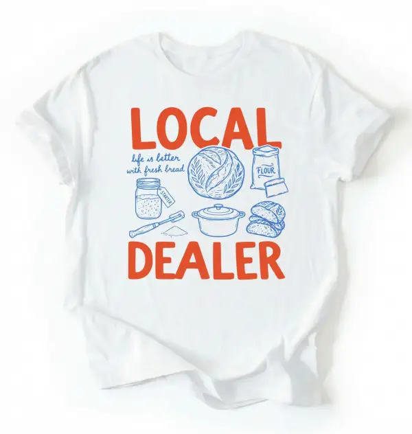 Bread Market Graphic Cotton Tee