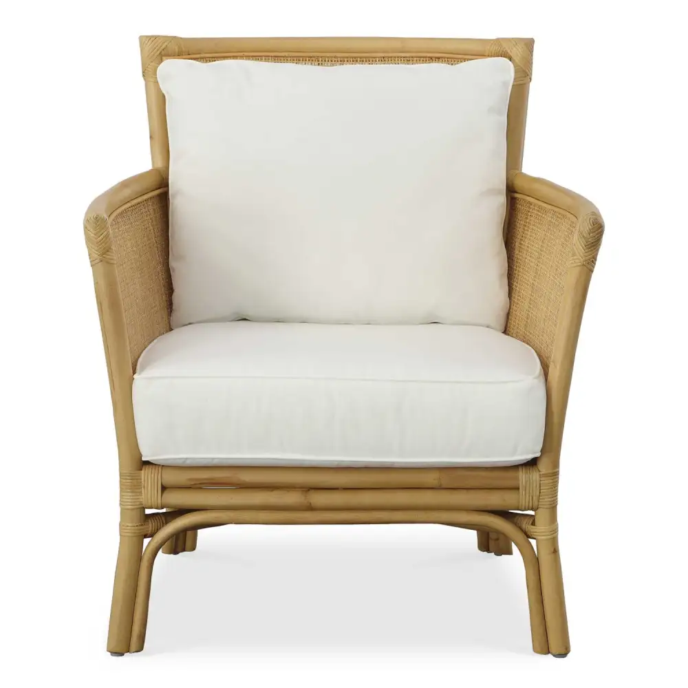 Cushioned Rattan Accent Chair