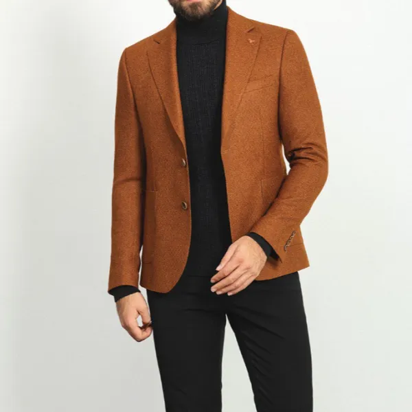 Slim Fit Hazelnut Blazer