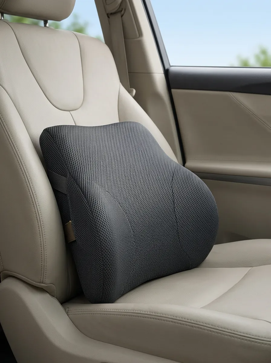 Refined Lumbar-Support Mesh Car Lumbar Support Pillow