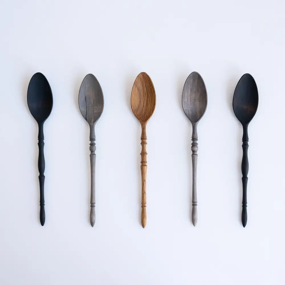 Mixed Wood Dessert Spoon