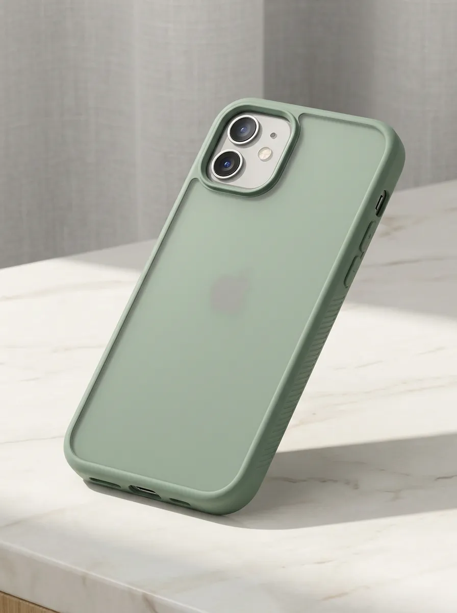 Sage Green Matte Mobile Phone Case