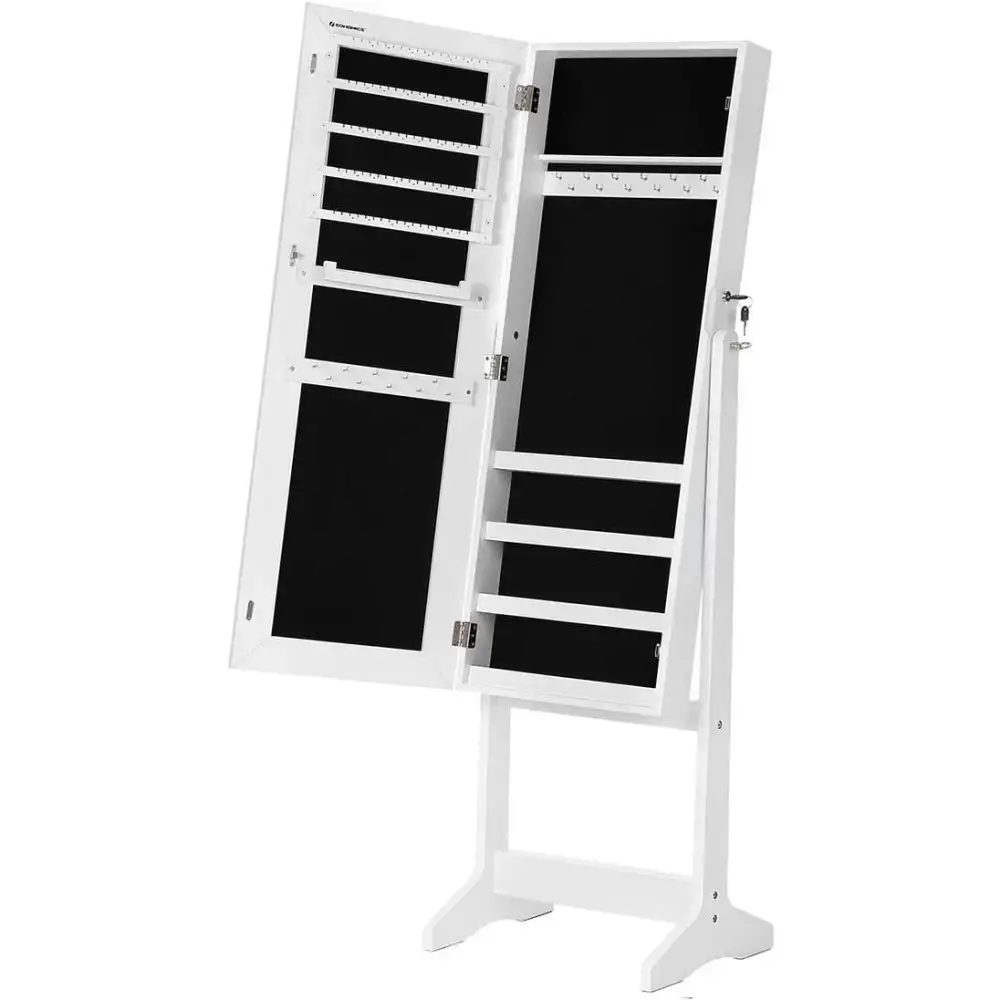 Full Length Mirrored Jewellery Cabinet