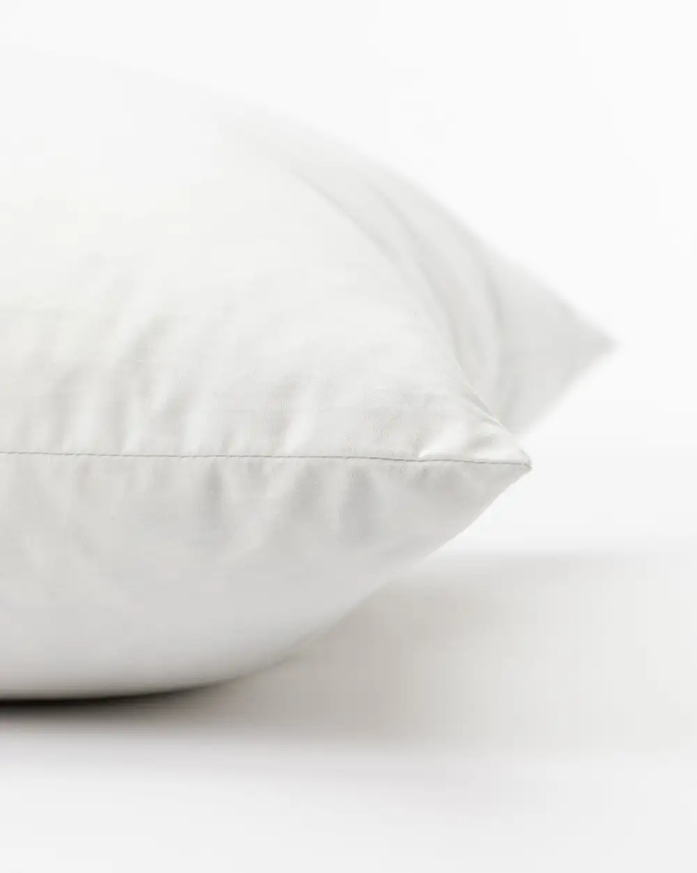 Feather-Filled Cotton-Covered Pillow Insert