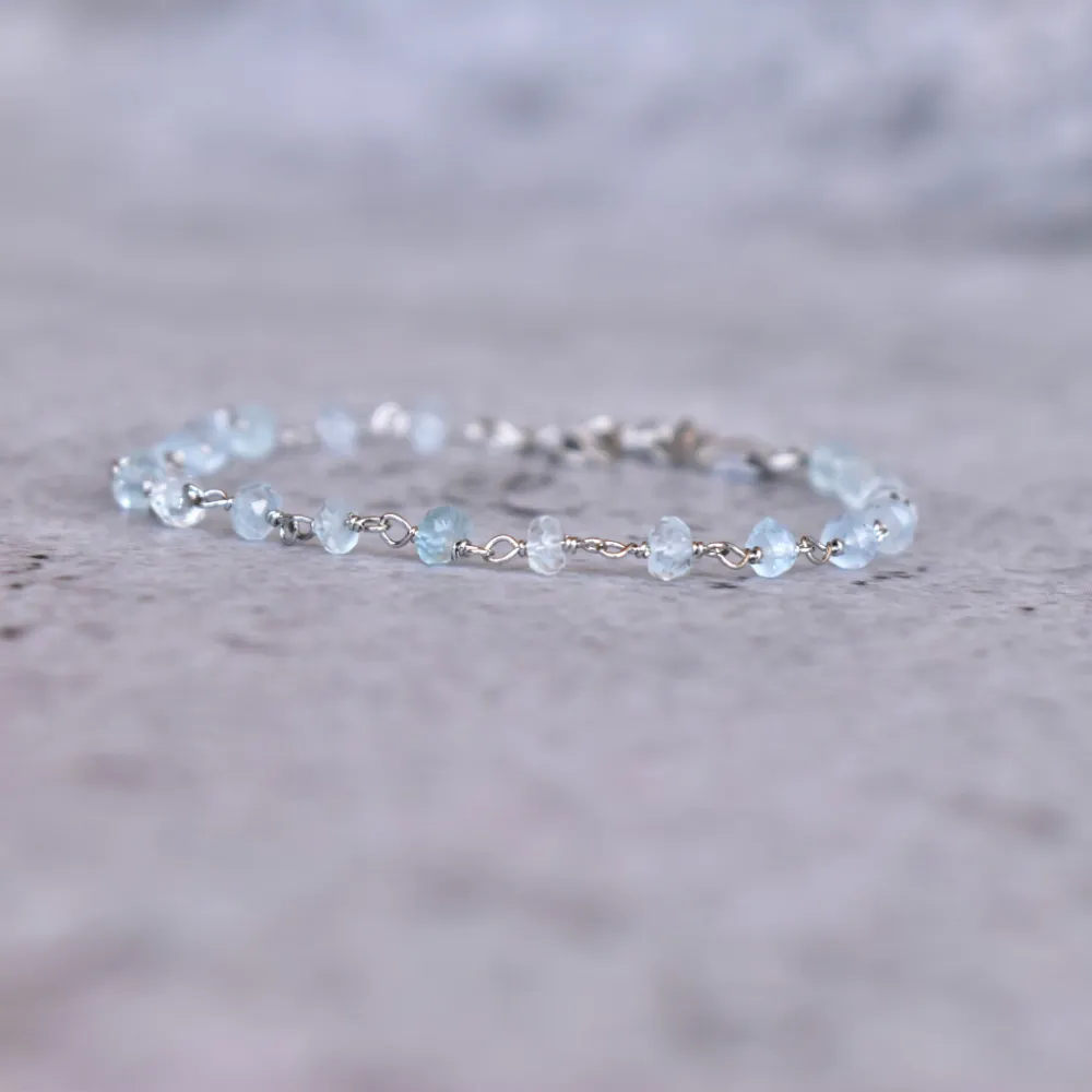 Balanced Aquamarine Bracelet
