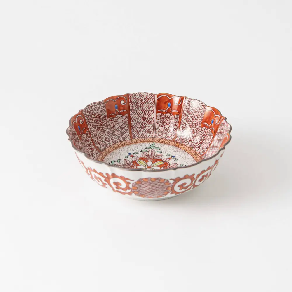 Hand-Painted Porcelain Serving Bowl
