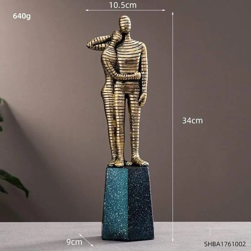 Symbolic Figure Accent Sculpture