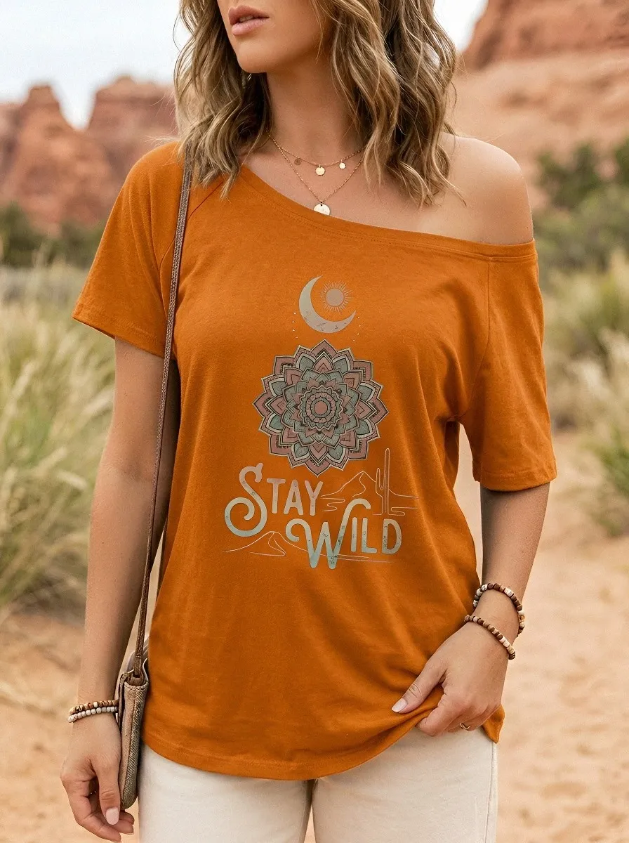 Boho Stay Wild T-Shirt