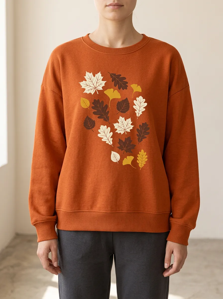 Easygoing Printed Graphic Sweatshirt