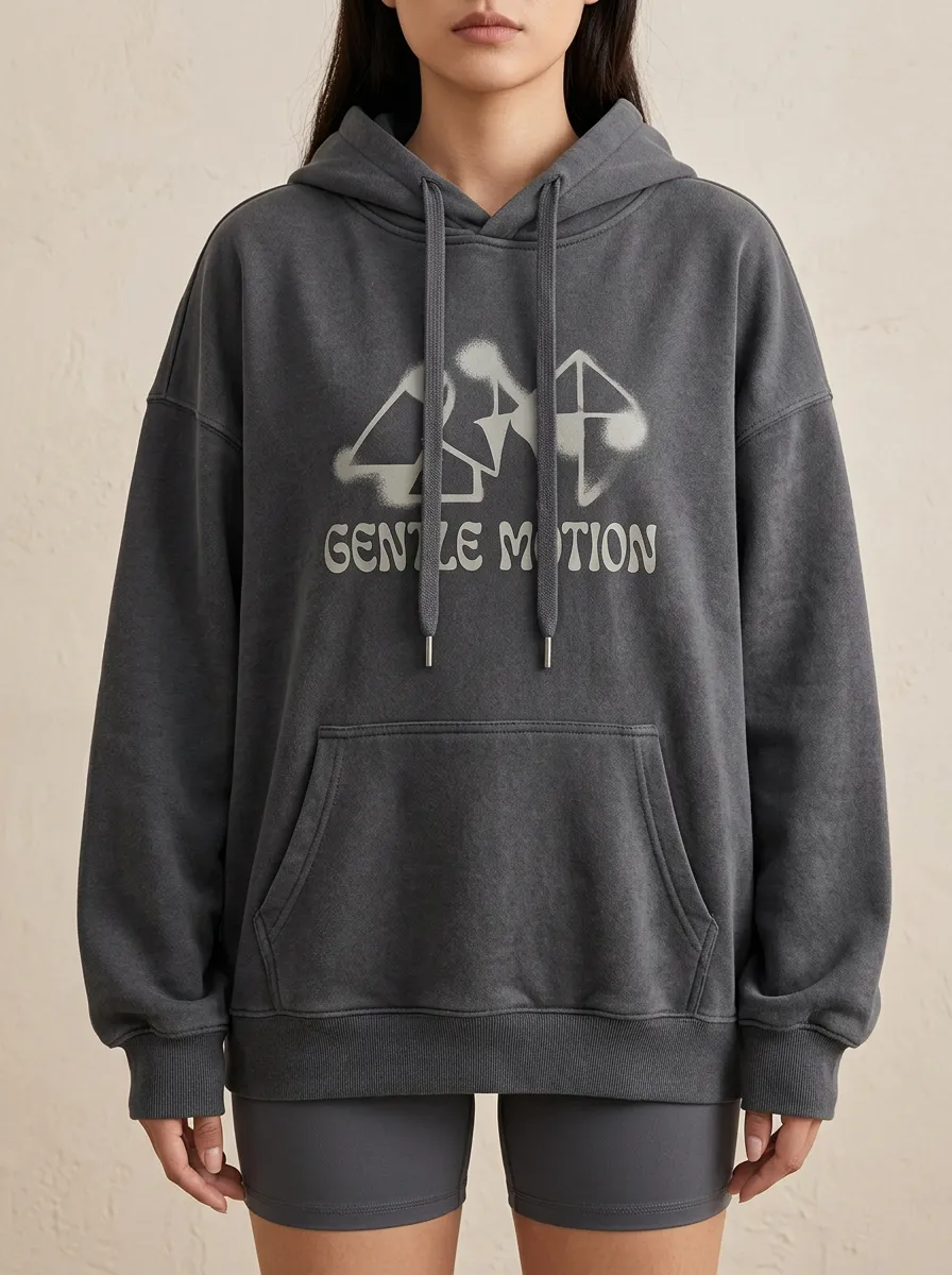 Gentle Motion Abstract Hoodie