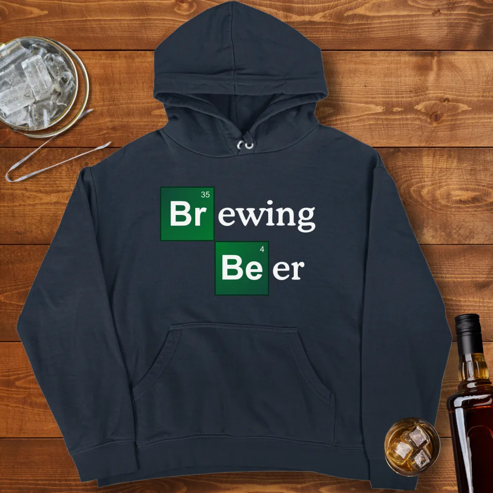Brewing Beer Graphic Pullover Hoodie
