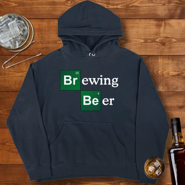 Brewing Beer Graphic Pullover Hoodie