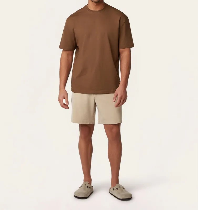 Heavyweight Relaxed Fit T-Shirt Brown