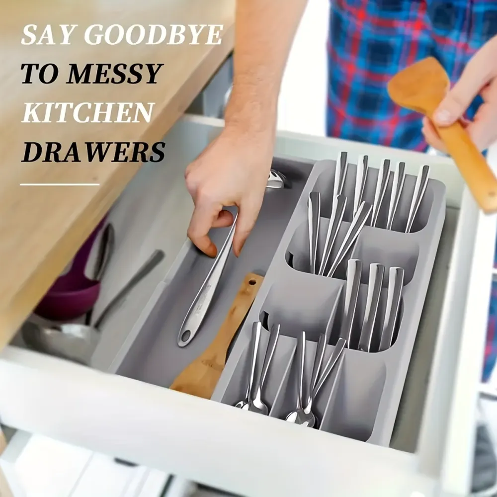 Cutlery Storage Drawer Organizer