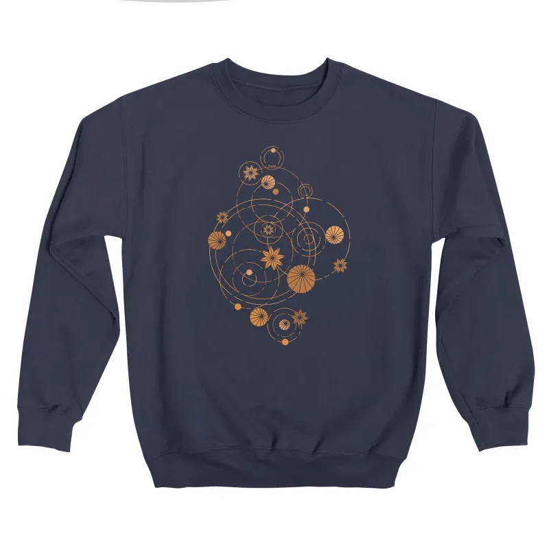 Artistic Geometric Floral Sweatshirt