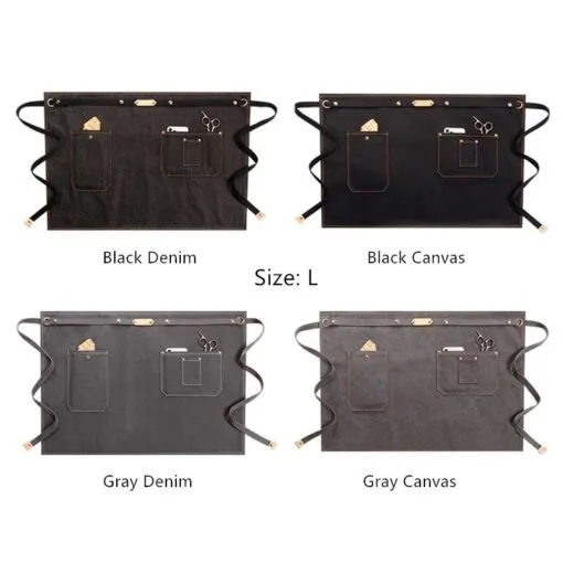 Waist Denim Canvas Cotton Strap Kitchen Work Apron