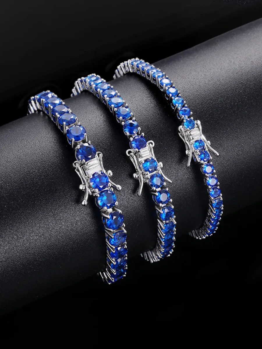 Eloise Blue Spinel Tennis Bracelet
