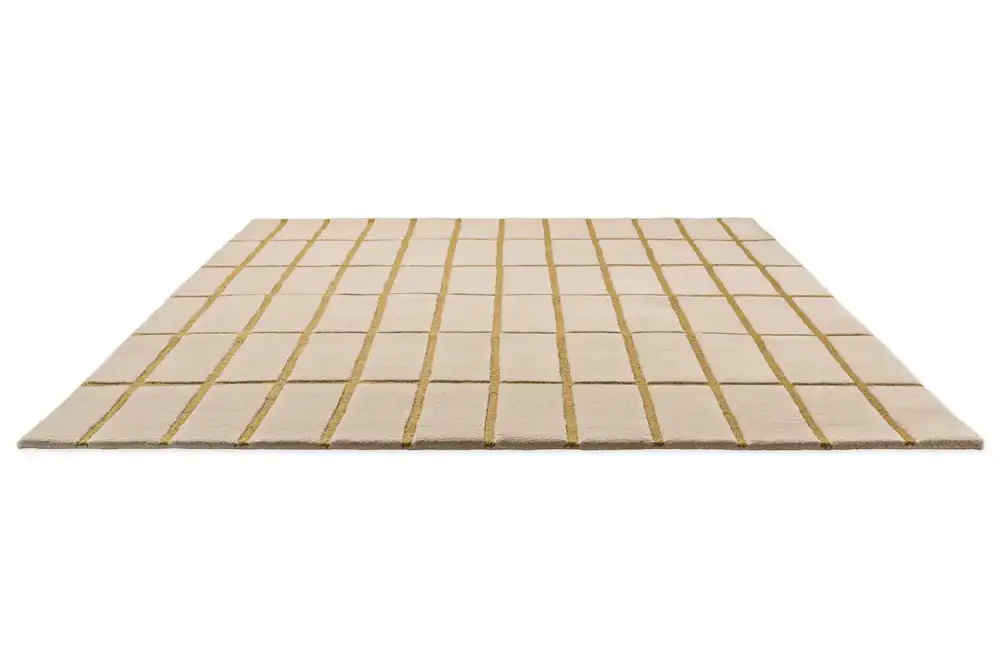 Wool Tufted Geometric Relaxed Area Rug