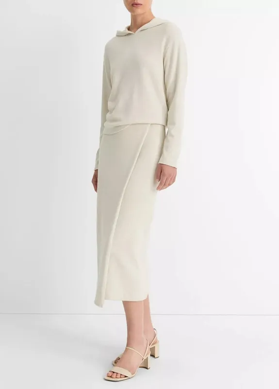 Nylon Jersey Elastic Waist Skirt