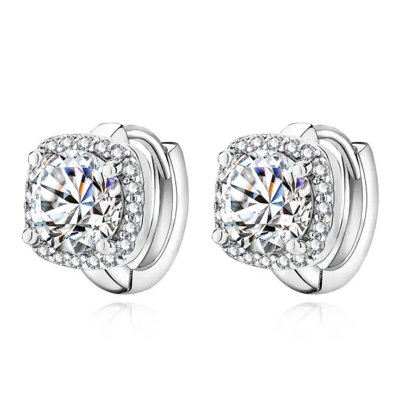 Looped Square Earrings