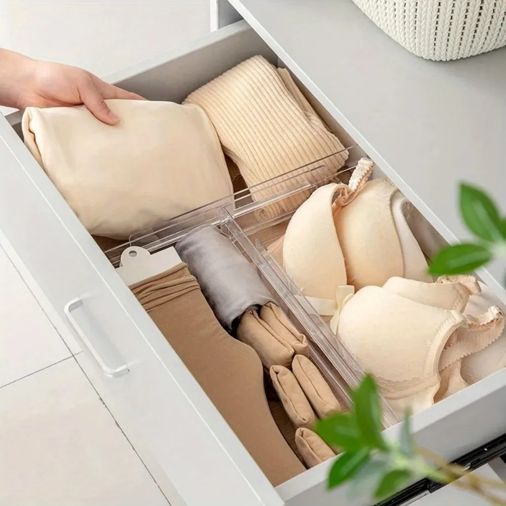 2 Pcs Drawer Organizer Divider