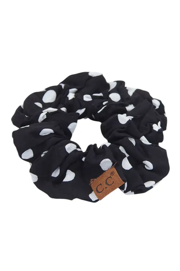 Glossy Hair Scrunchie Accessory