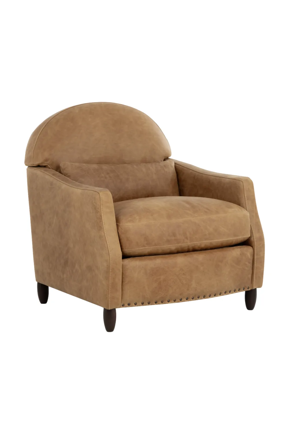 Italian Leather Lounge Chair