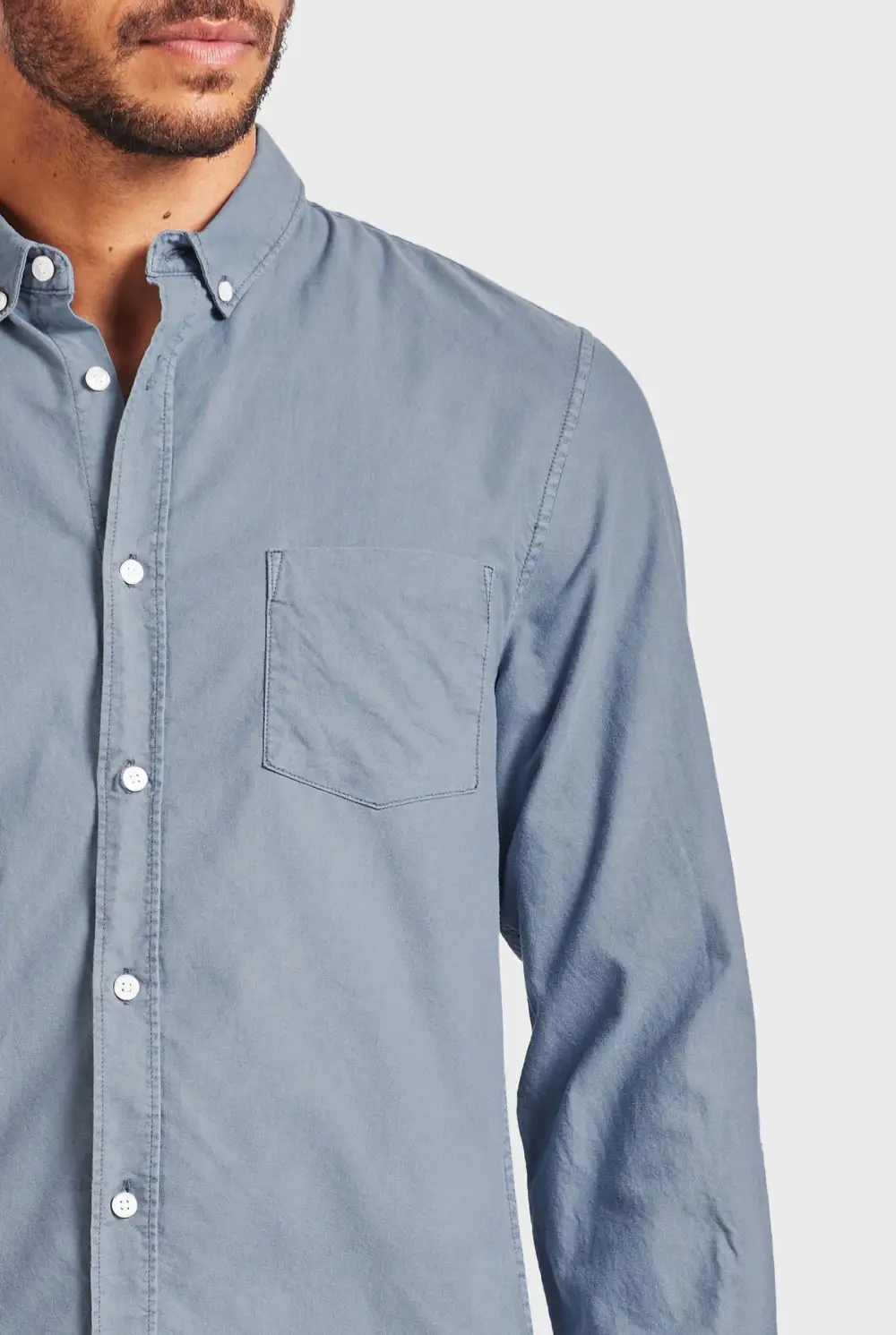 Vintage Oxford Shirt-Dutch blue