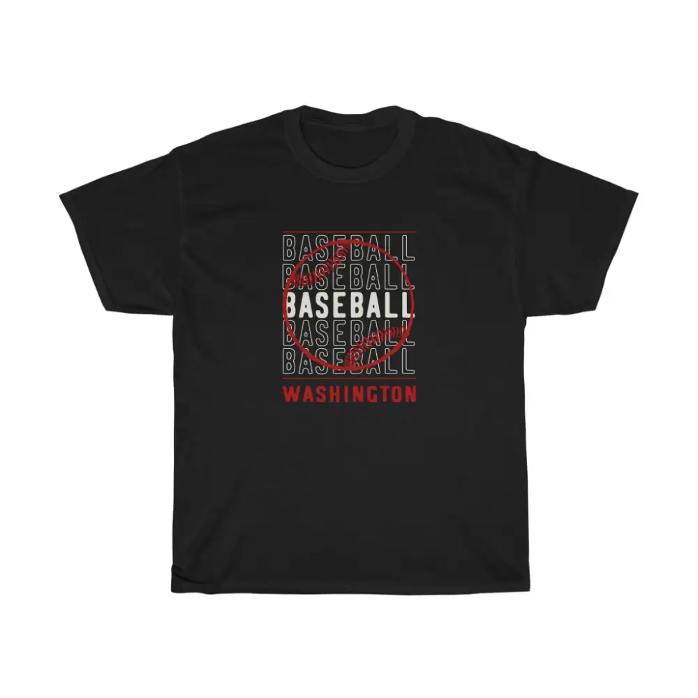Baseball Washington with Baseball Graphic T-Shirt