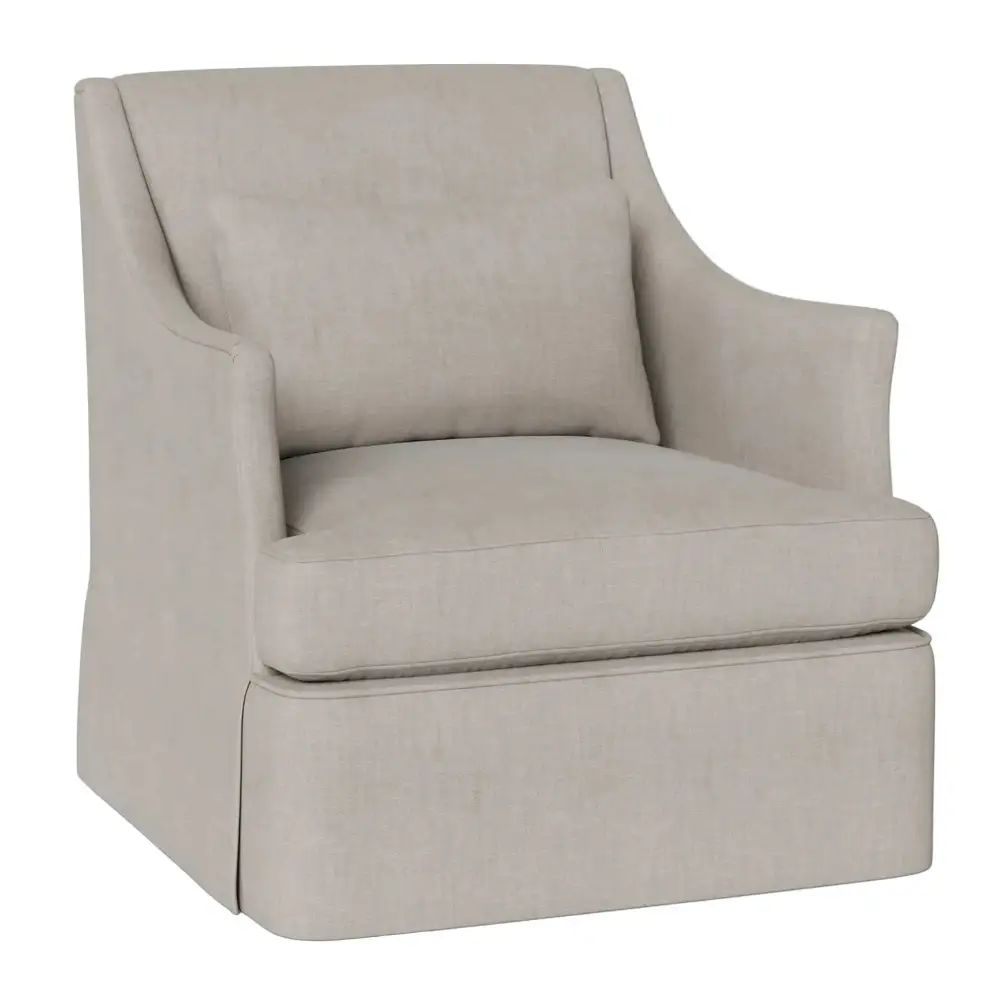 Modern Curved Accent Chair