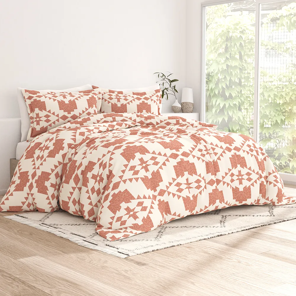 Diamond Pattern Duvet Cover Set