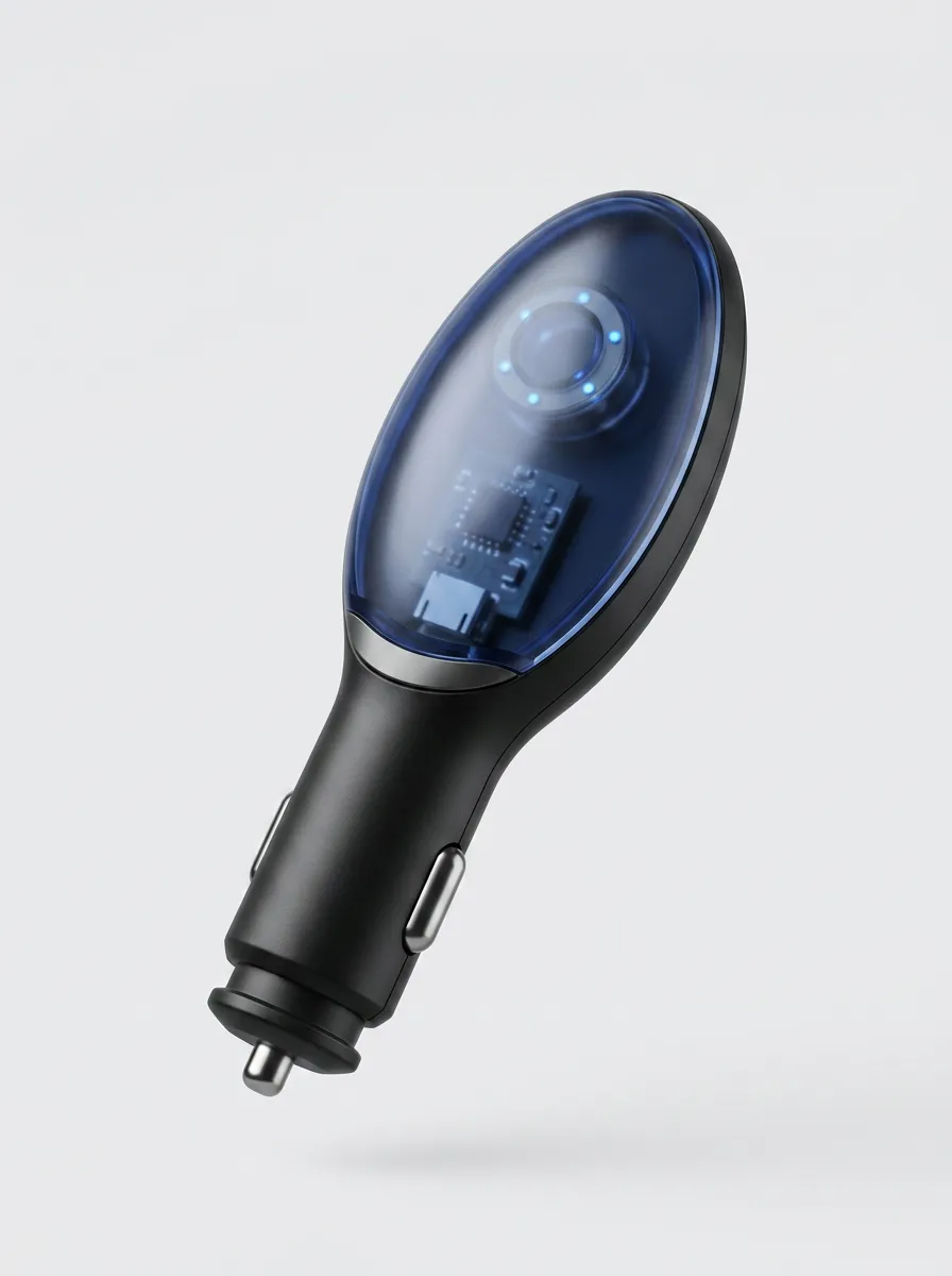 LED Circuit Car Fuel Saver Power-Socket Plug-In Device for Vehicle Interiors