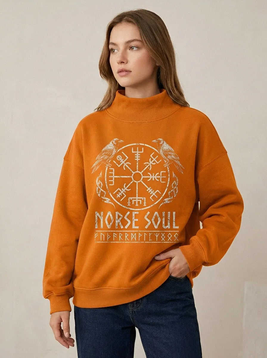 Viking Raven Vegvisir Sweatshirt