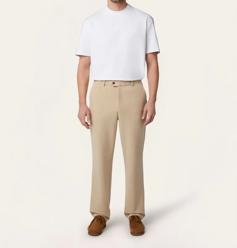 Straight Everyday Pants Sand