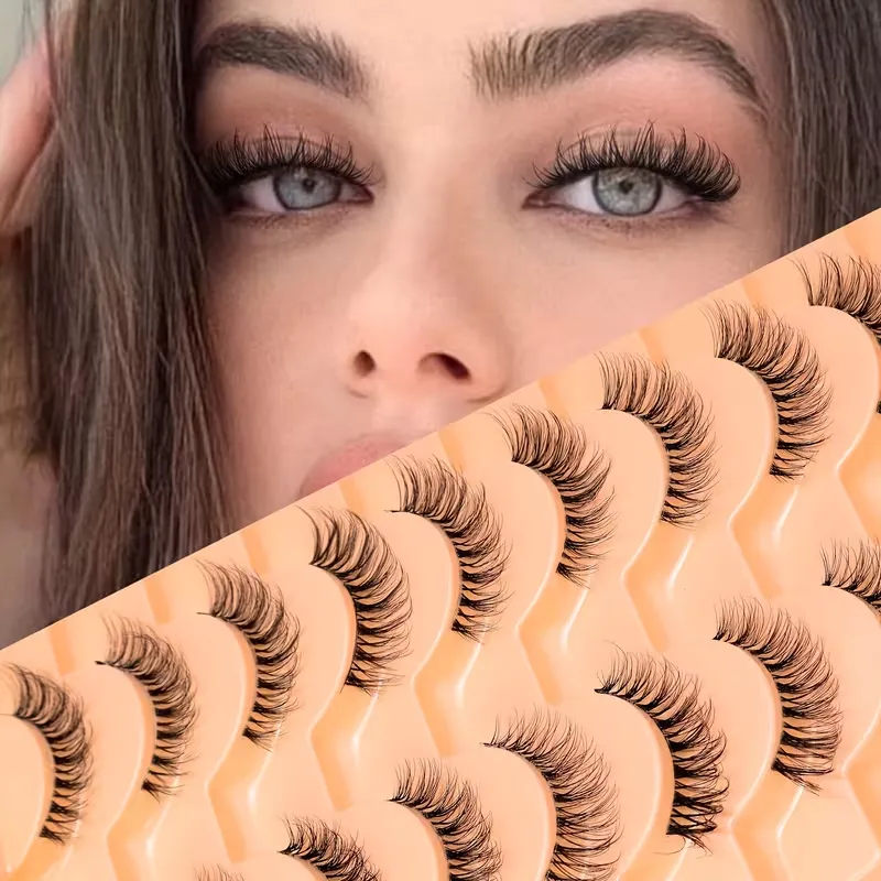 Fluffy False Eyelashes Set
