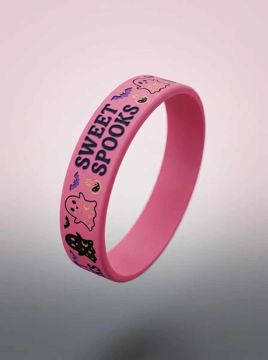 Bat Halloween Graphic Wristband