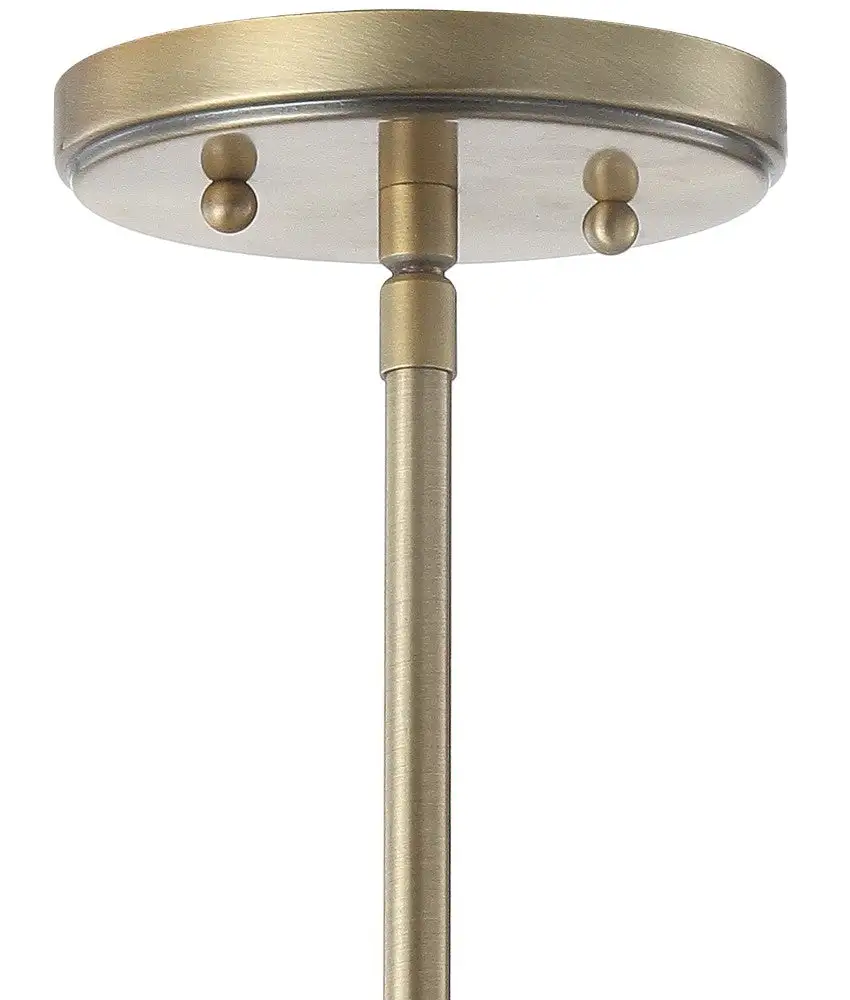 Metal/glass Globe LED Pendant