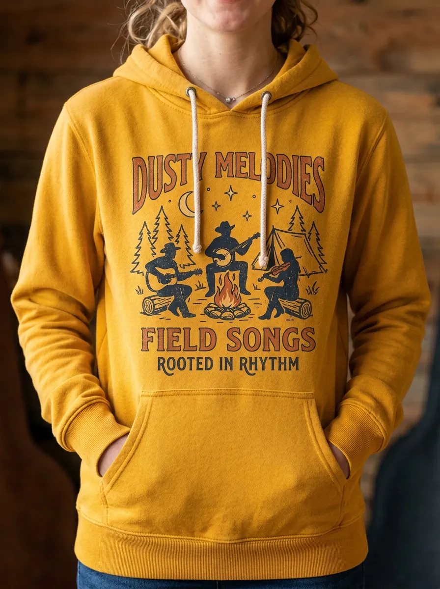 Campfire Country Music Hoodie