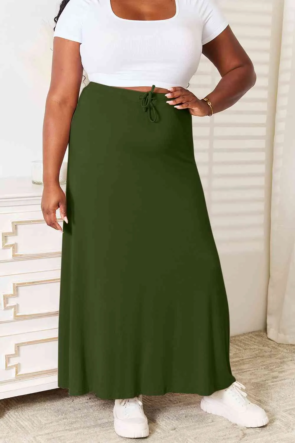 Full Size Soft Rayon Skirt