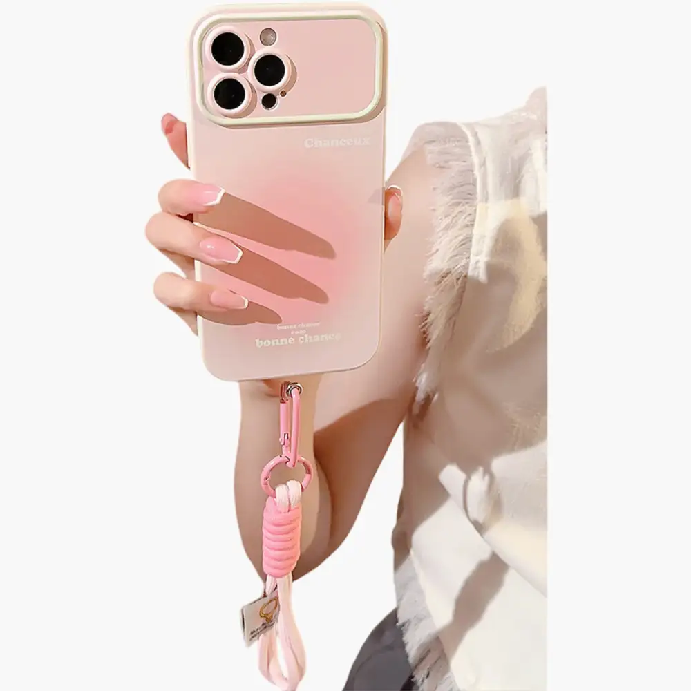 Gradient Wrist Strap Phone Case