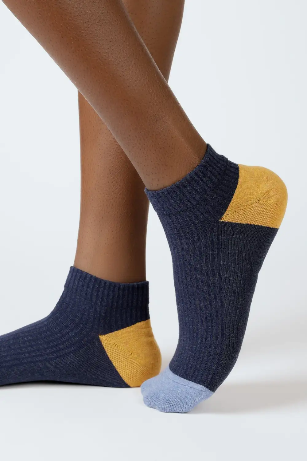 Tricolor Ankle Socks