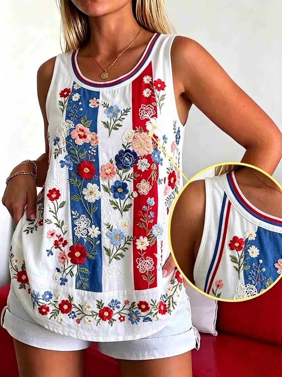 Women's 250th Anniversary Commemorative Printed Tank Top