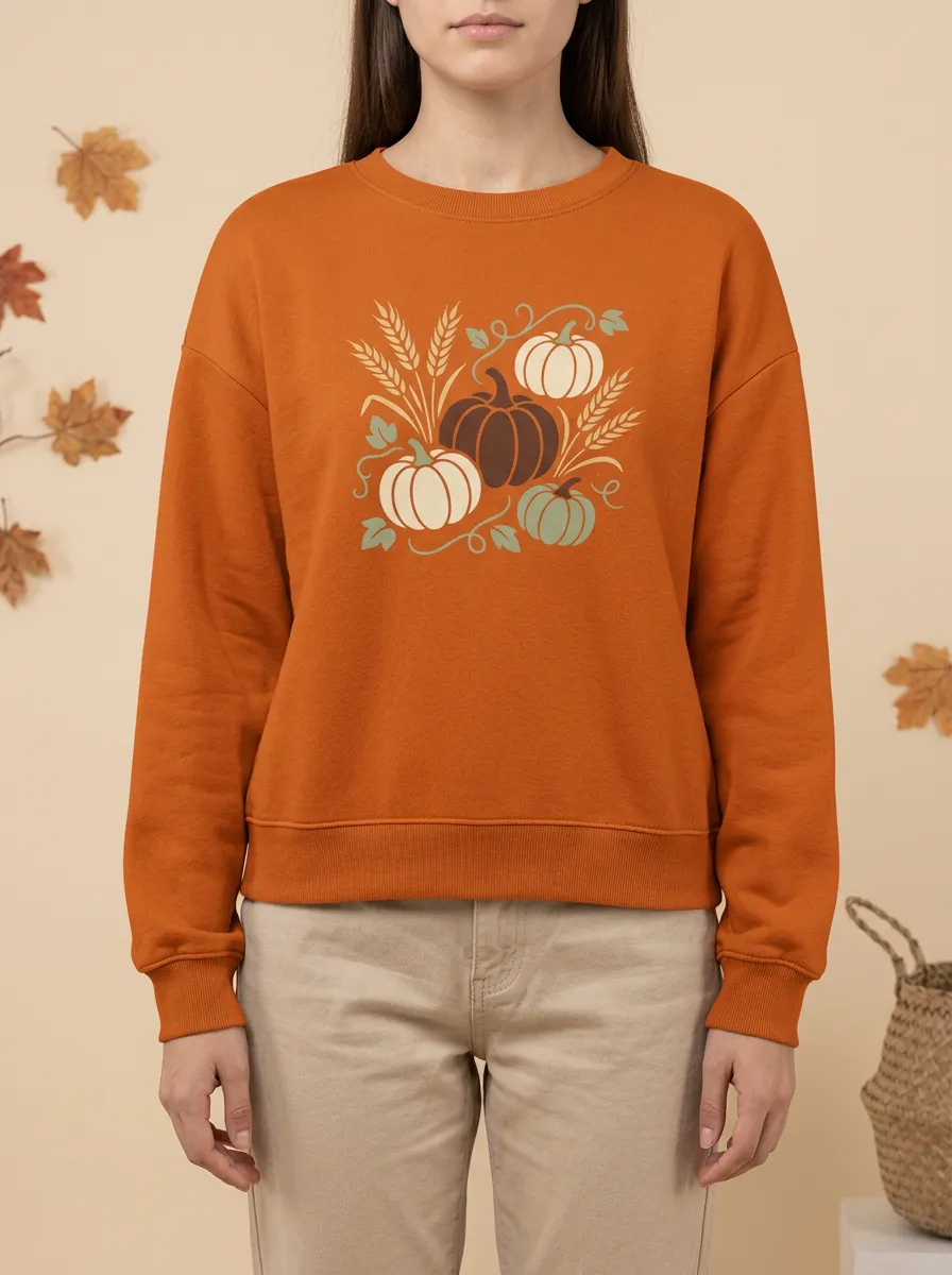 Classic Printed Graphic Sweatshirt