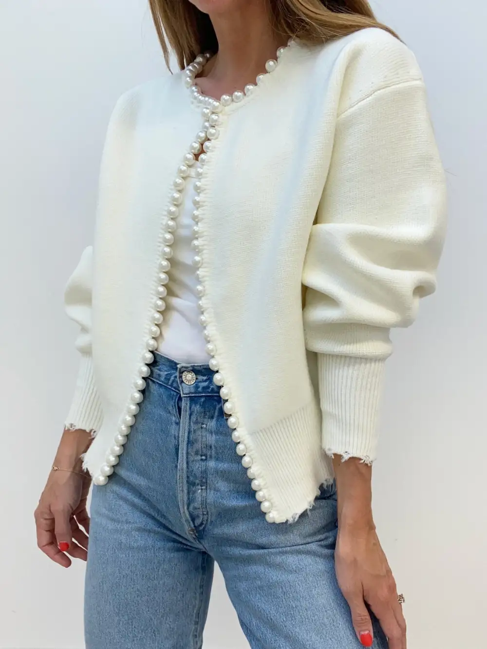 Pearl Detail Cardigan