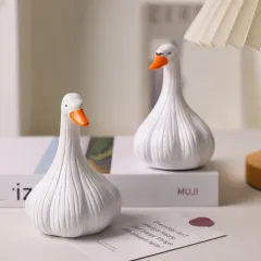 2Pcs Minimalist Duck Table Decor